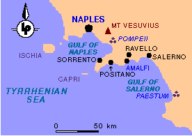 Bay of Naples Map