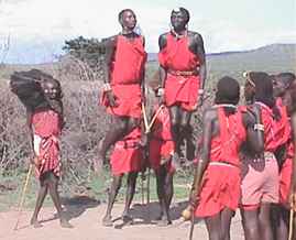 Maasai warriors