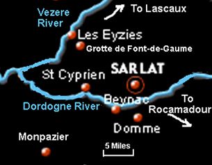 Dordogne Map