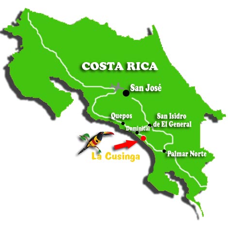 Costa Rica map