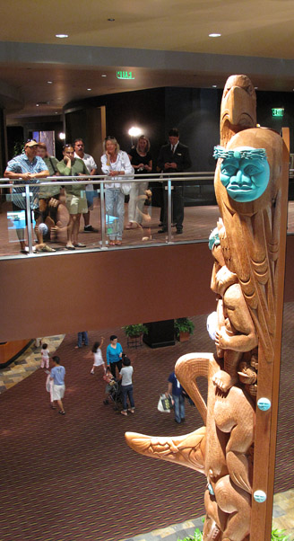 Tulalip totem poles