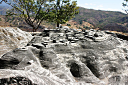 scale relief map of Mixco Viejo