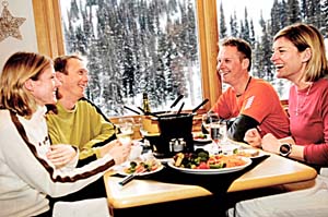 Sun Peaks fondue