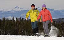 Sun Peaks snowshoeing