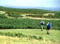 Hikers in the moors