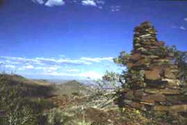 Trail cairn