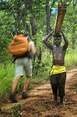 On the trail in Malawi