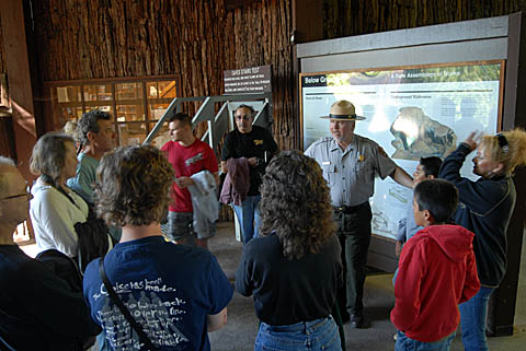 Oregon Caves ranger prep talk