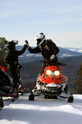 Snowmobiling Montana