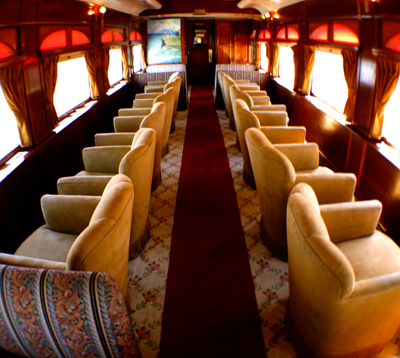 Napa Valley Wine Train restored 1915 car