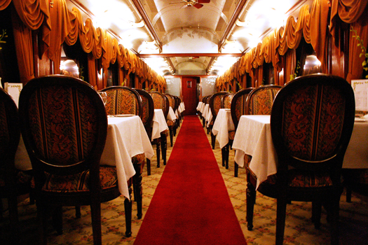 Napa Valley Wine Train gourmet car