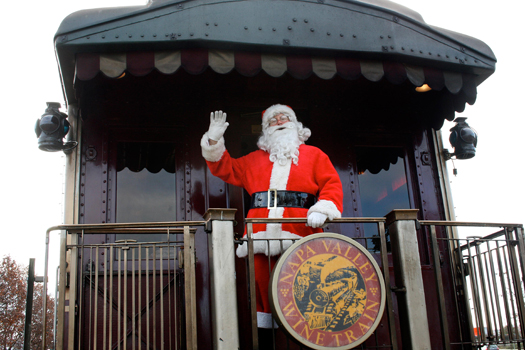 Napa Valley Wine Train with Santa