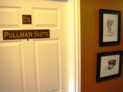 Depot Inn Pullman Suite entrance