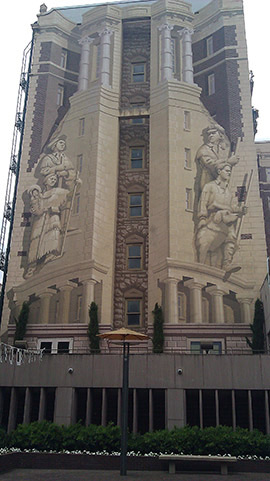 Oregon Historical Society building mural