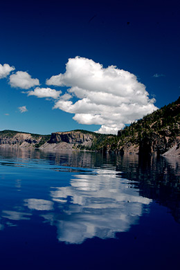 Crater Lake reflections