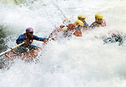 Whitewater rafting