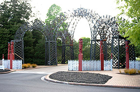 New Zealand Gov't Gardens Princes Gate Arches