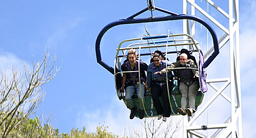 New Zealand Skyline Sky Swing