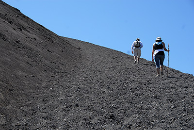 Mt. Lassen Slogging up the Cinder Cone