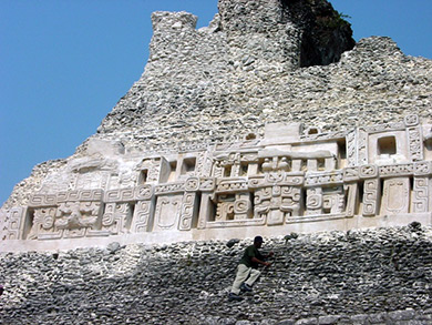 Xunantunich Structure A6 East Frieze