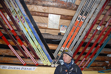 Rossland BC cross country skiing in Cookie Jar