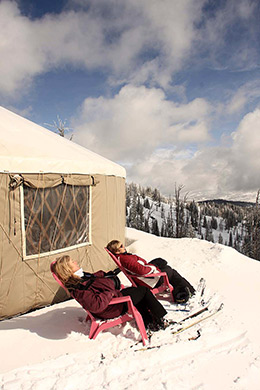 Brundage yurt