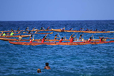 Hawaii Big Island outriggers