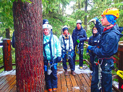 Whistler zipline orientation