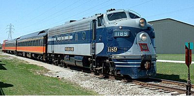 Wabash locomotive F-7A No. 1189