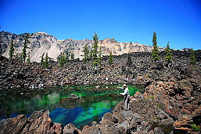 Crater Lake fishing