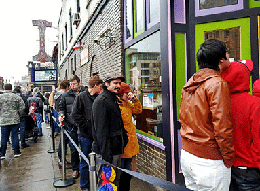 Portland food truck line