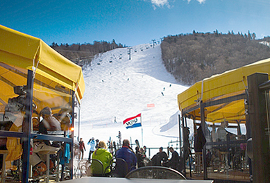 Killington ski umbrella bar