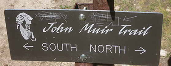 John Muir Trail sign