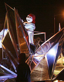 Quebec Winter Carnival Parade float