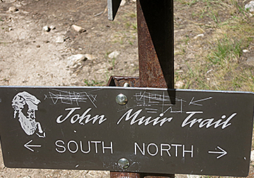 John Muir Trail sign