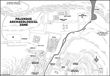 Palenque map