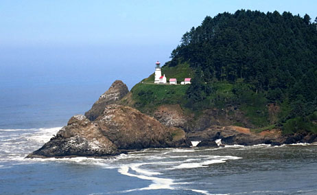 Light house at Heceta Head