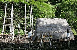 Hale o Lono Heiau in Waimea Valley, Oahu