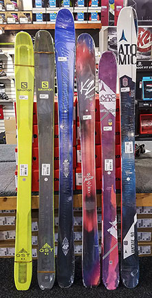 Senior-friendly skis