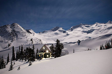 Golden, BC backcountry Sorcerer Lodge