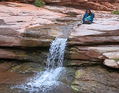 Cataract Canyon waterfall