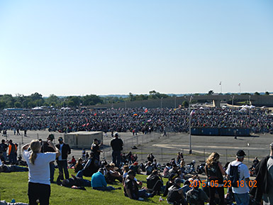 Motorcycle ride at the Pentagon