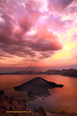 Crater Lake sunset