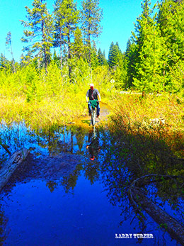 Klamath, biking the lake