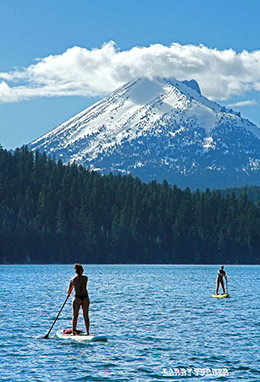 Klamath paddleboarding