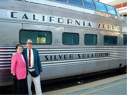 Silver Solarium dome car