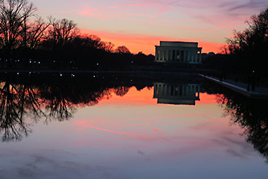 Lincoln Memorial from the reflecting pool