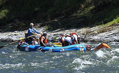 Rogue River kayak rescue