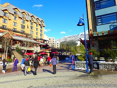 Whistler Village sunshine