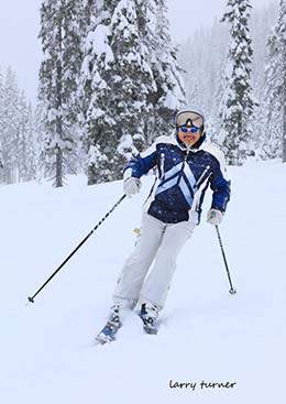 Whitewater powder skiing